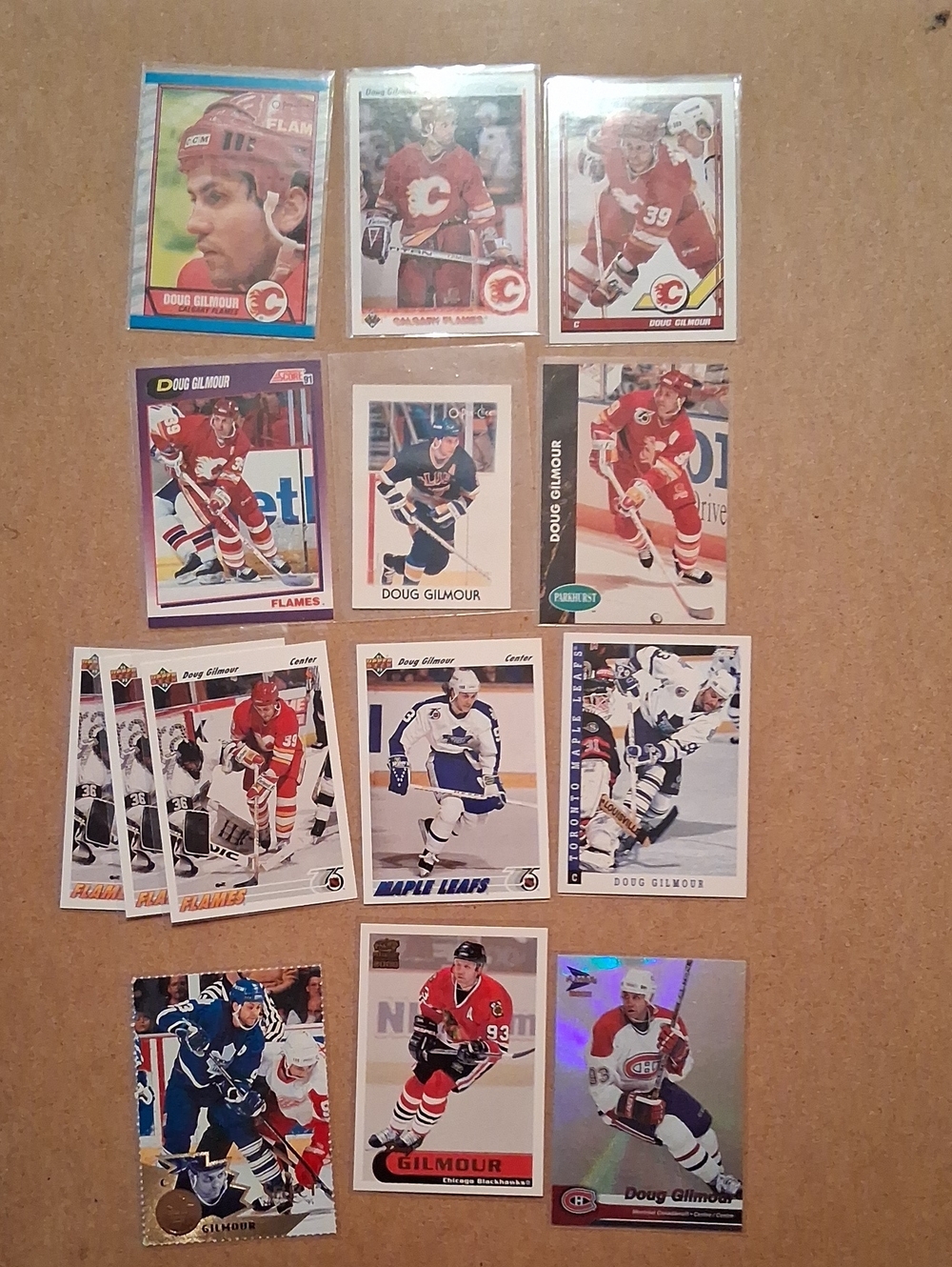Doug Gilmour Hockey Card Collection - Red, White